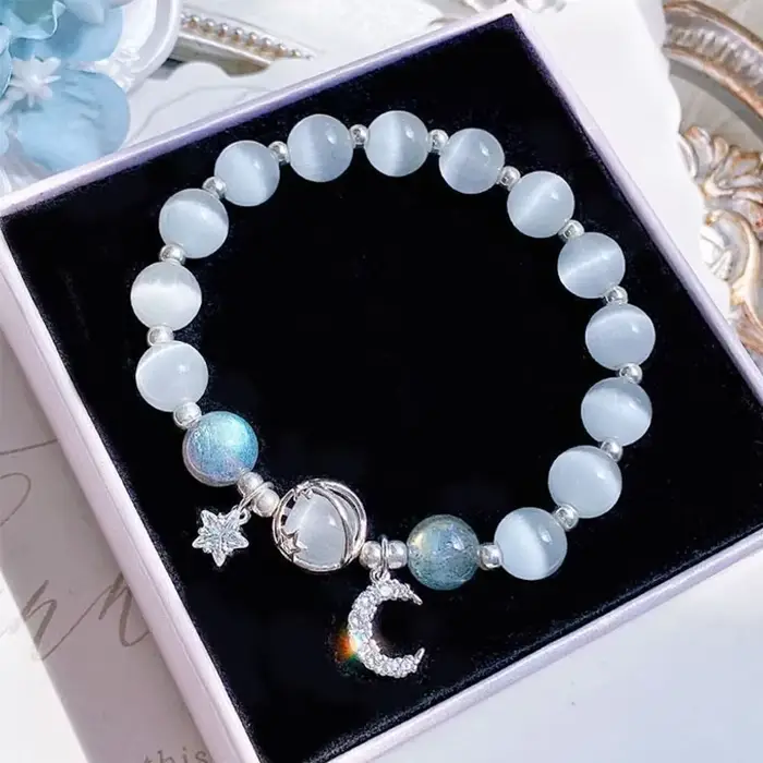 Bracelet à pampilles en chaîne étoile pour femmes