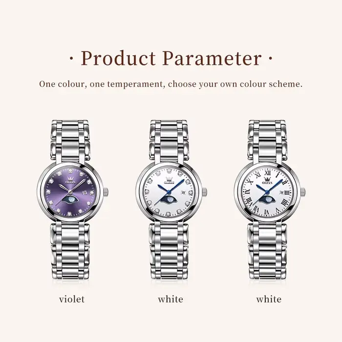 Montre à quartz étanche pour femme
