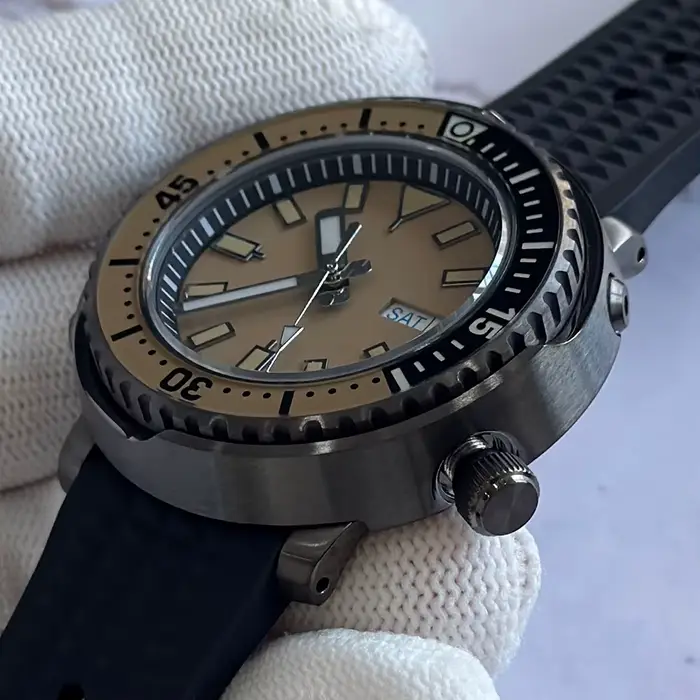 Montre de plongée en conserve pour hommes