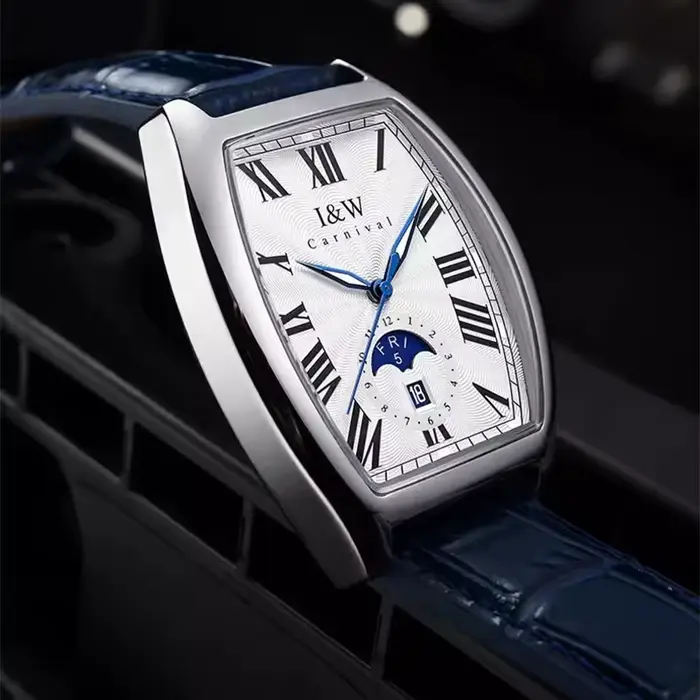 CARNIVAL I & W montres d'affaires mécaniques pour hommes marque de luxe automatique mouvement MIYOTA montres étanche homme Reloj Hombre