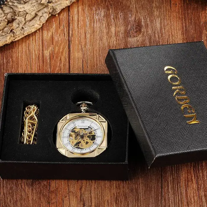 Montre de Poche Mécanique en Or pour Homme et Femme