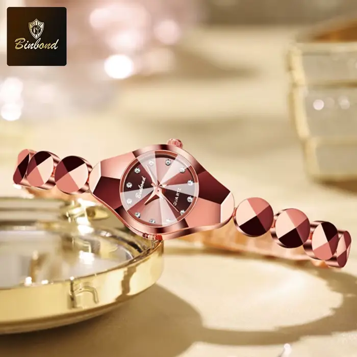 BINBOND N220 montre pour femmes imperméable marque supérieure polyvalent Premium exquis à la mode lumière luxe