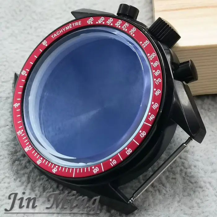 Montre chronographe VK63 39.7mm avec boîtier en acier inoxydable design moderne et résistance à l'eau 10ATM pour hommes et femmes occasions spéciales