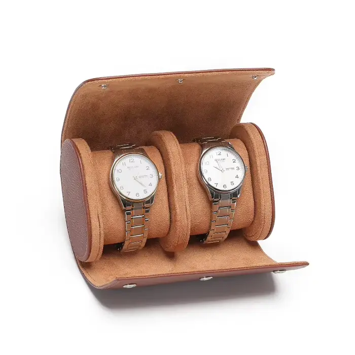 Boîtes de montres en cuir pour hommes