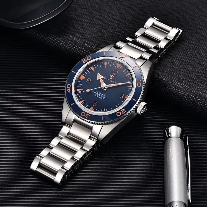 PAGANI DESIGN Miyota 8215 automatique hommes montres mécaniques 200m étanche saphir céramique plongée en acier inoxydable horloge V3