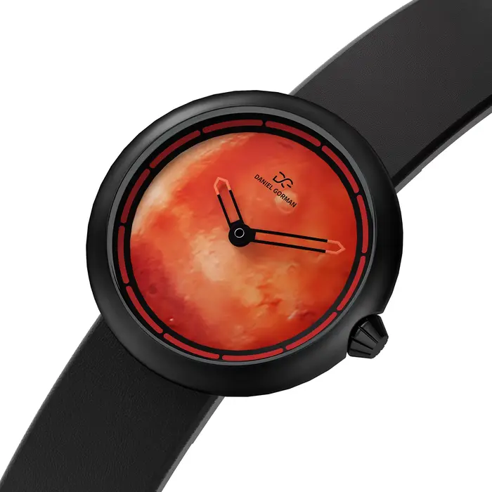 Montre Daniel Gorman Créative Terre Mode Sport Homme Quartz Cuir Occasions Spéciales