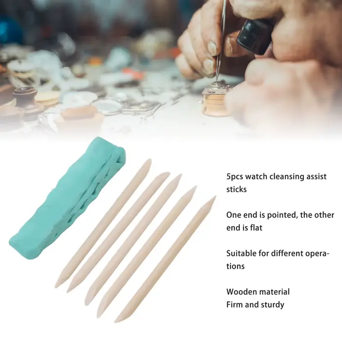 Réparation de montres, nettoyage de l'argile