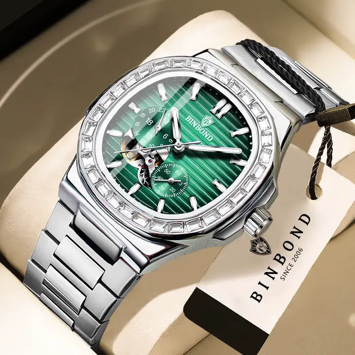 Montre automatique tourbillon BINBOND originale pour homme