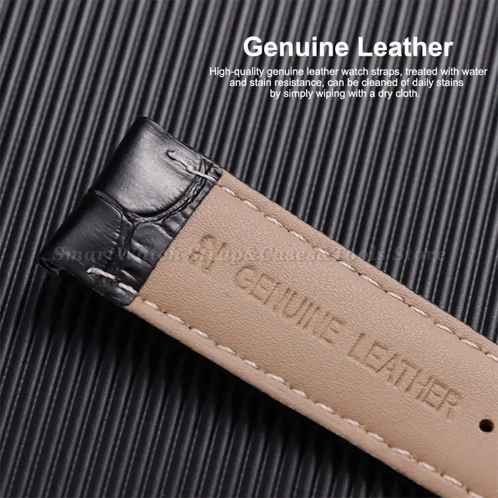 Bracelet de montre en cuir de veau véritable 16mm 18mm 19mm 20mm 21mm 22mm 23mm 24mm