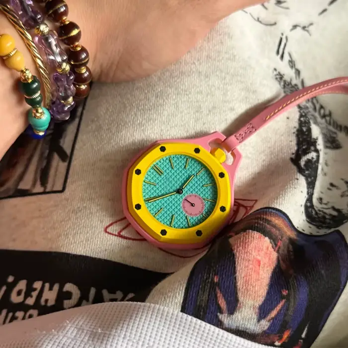 Montre de poche AP Collaboration 2026 montre-bracelet à quartz élégante résistante à l'eau avec bracelet en cuir pour femmes et hommes occasions spéciales
