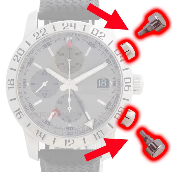 Bouton-Poussoir de Montre existent Chronographe