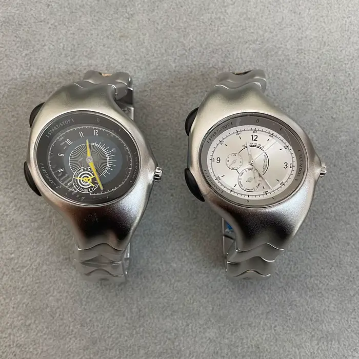 Alien Twist – montre originale déformée Y2K pour hommes