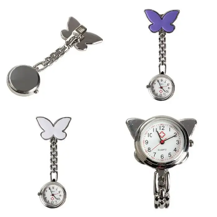 Montre de poche de Table d'infirmière papillon