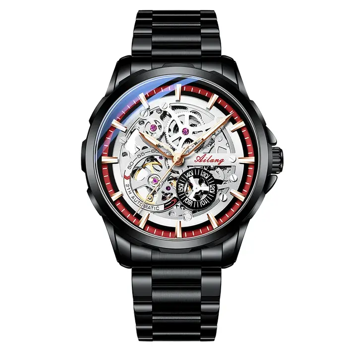 Montre sport homme Ailang style rétro grand cadran tourbillon automatique mécanique étanche pour hommes ocassions spéciales
