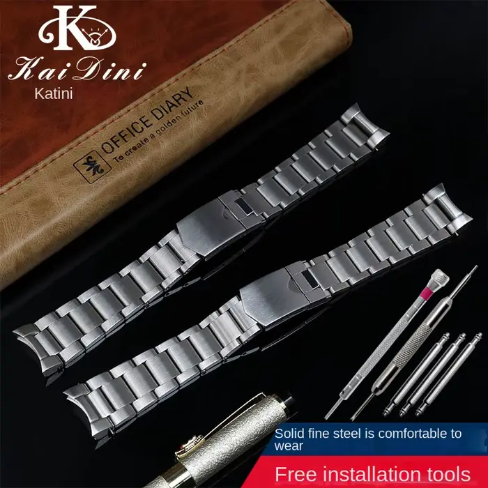 Bracelet de montre solide incurvé 22mm pour Tudor Black Bay 79230 79730 Heritage Chrono