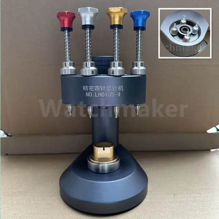 Bonne qualité Outils d'installation et de montage manuels de montre automatique à 4 broches, outil d