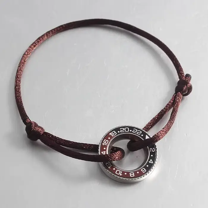 GMT montres compteur de vitesse lunette corde Bracelet