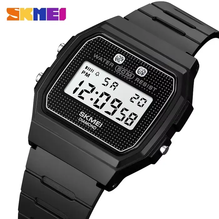 SKMEI Chrono Montre Numérique Pour Hommes Femmes Casual