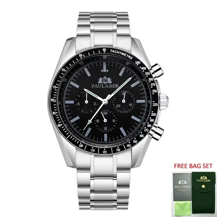 Montres automatiques pour hommes mécanique auto vent lumineux en acier inoxydable marron cuir vitesse Reloj Hombre Baratos luxe décontracté