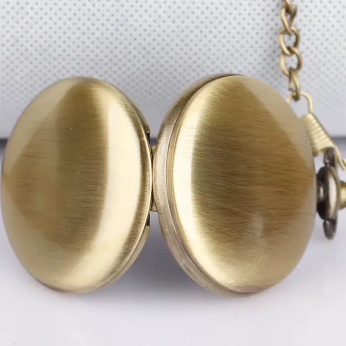Montre de poche vintage en or vieilli pour hommes