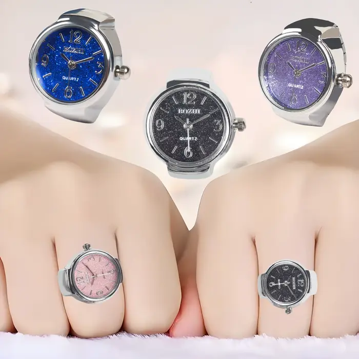 Montre Bague pour Femmes et Hommes