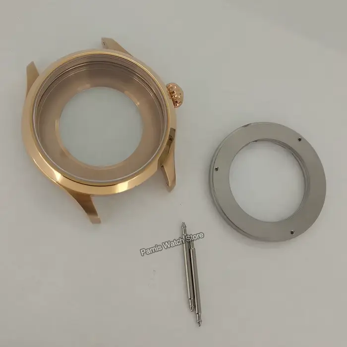 Parhéritage-Montre-bracelet en cristal de saphir, sweat-shirts noirs, boîtier de montre adapté au mo