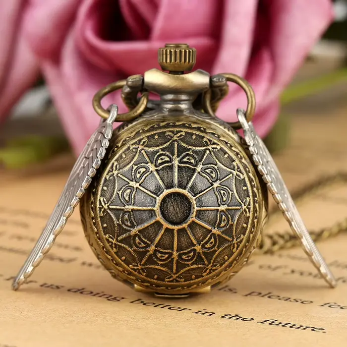 Montre de poche à Quartz en Bronze