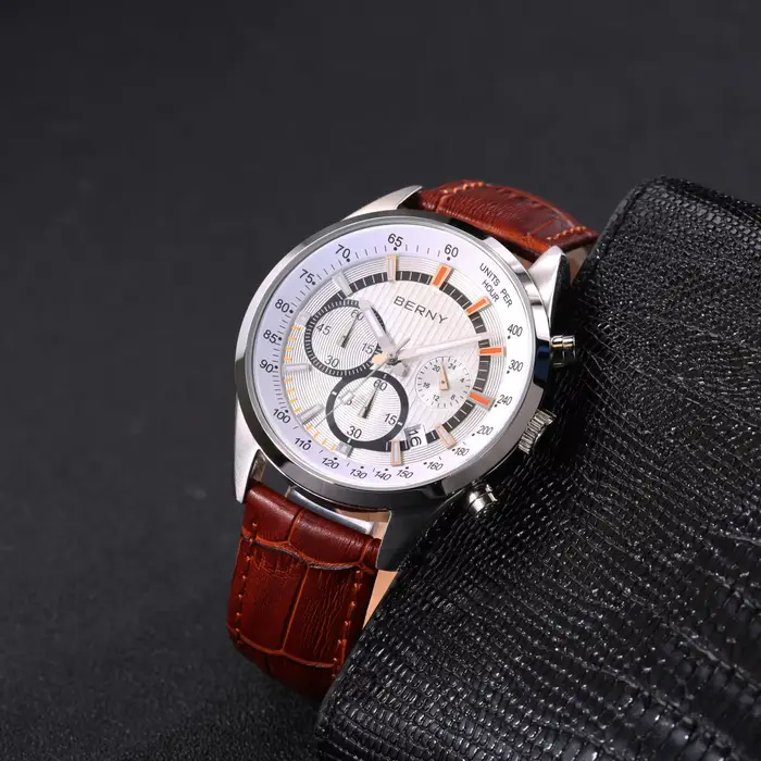 BERNY montre pour hommes montres multifonction chronographe