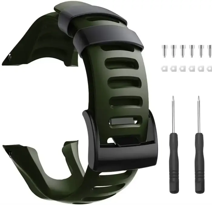 Bracelet de montre en TPU Compatible pour les bracelets Suunto Core