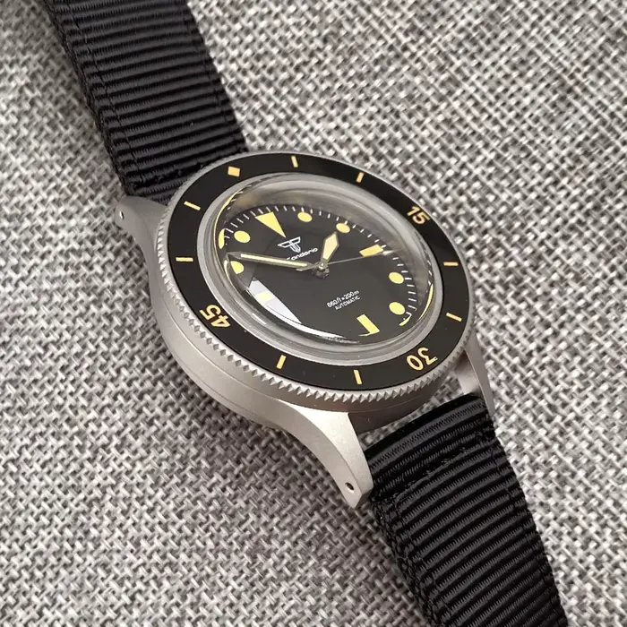 Tandorio 20ATM 50-Fathoms Miyota 8215 rétro automatique mécanique plongeur montre pour hommes 40mm verre saphir lumineux 120 clics lunette
