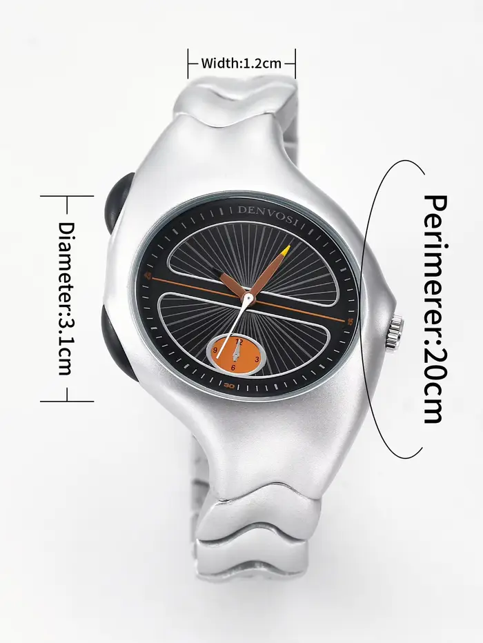 Alien Twist – montre originale déformée Y2K pour hommes
