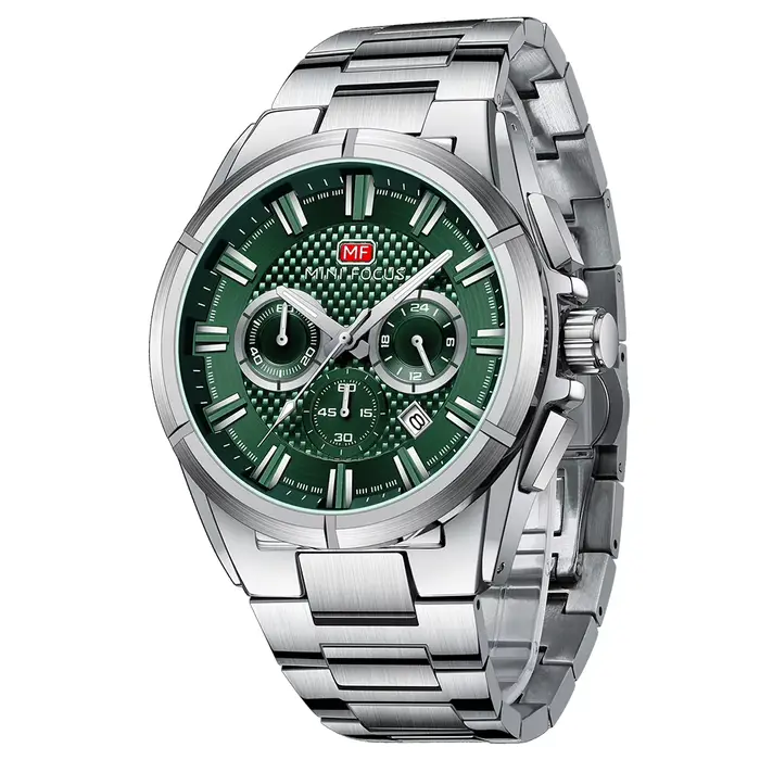 Montres Militaires Daniel Gorman Homme Quartz Résistante à l'Eau Chronomètre Bracelet Acier Occasions Spéciales