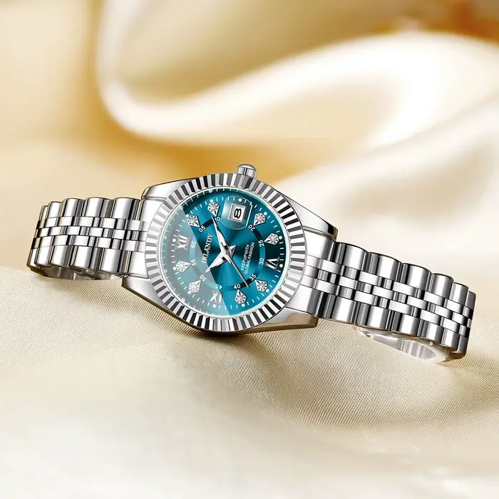 Montre à quartz pour femme avec cadran Roma