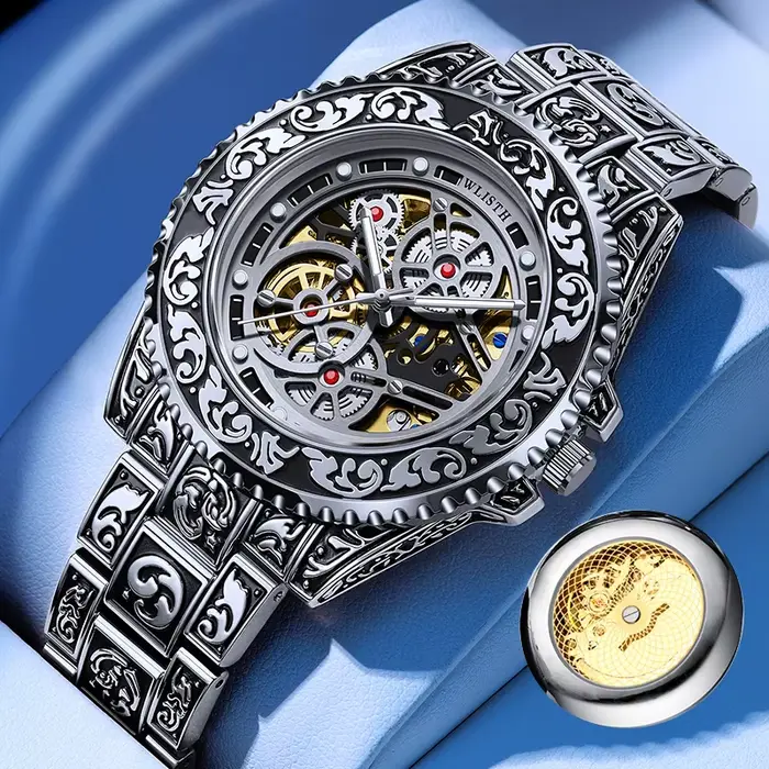 Montre homme automatique mécanique haut de gamme