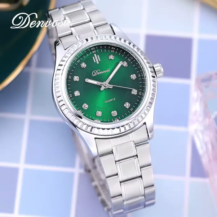 Nouvelle montre à quartz pour femmes Simple et mode décontracté lumineux étanche en métal dames montre-bracelet
