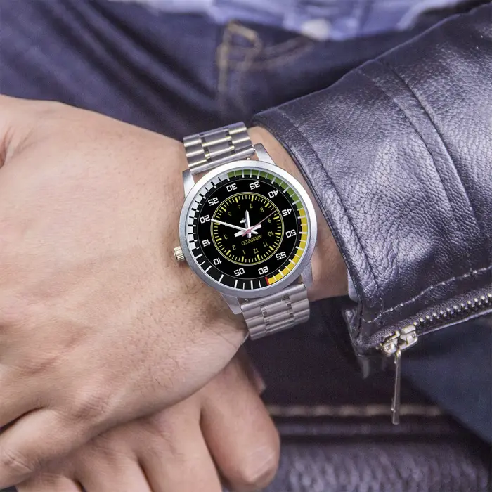 Montre-bracelet électronique classique avec logo pour homme