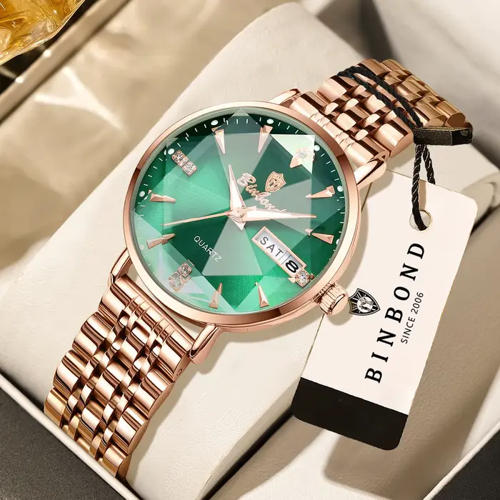 Montres de luxe BINBOND à quartz pour femmes