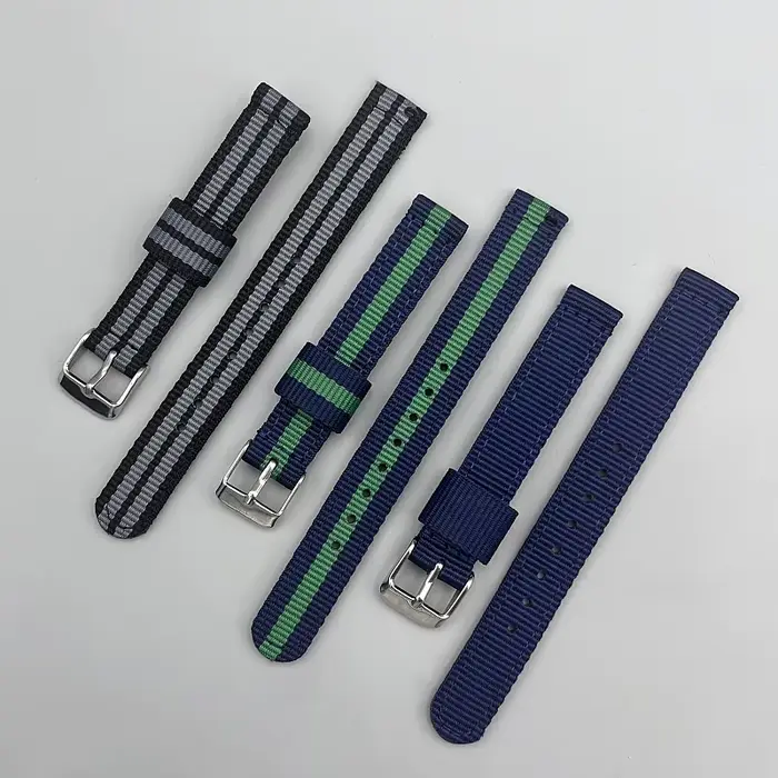 Bracelet en Nylon RUIMOODE pour Montres Traditionnelles, Bracelet de Remplacement Unisexe, Accessoires de Montres Occasions Spéciales