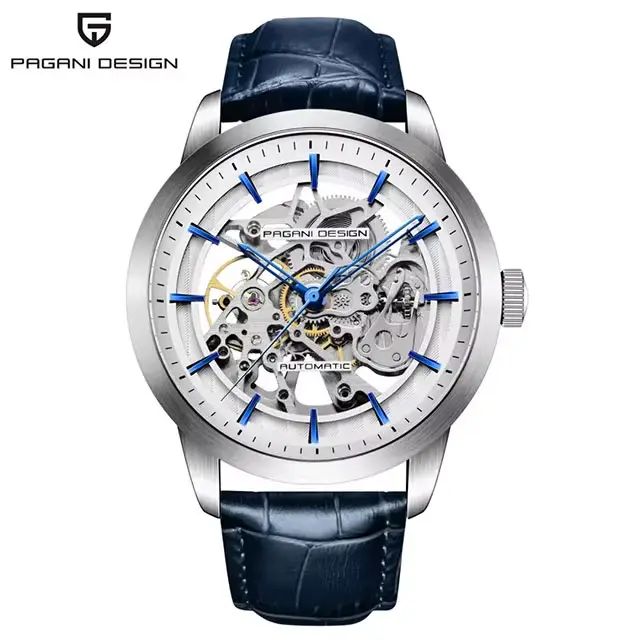 Nouvelle montre homme 2026 PAGANI DESIGN, montre mécanique ajourée 43mm, montre automatique de marqu