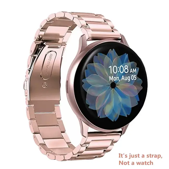 Bracelet de montre en acier inoxydable pour Samsung Galaxy Watch 4/5/6 20mm 22mm élégant et pratique pour homme et femme différentes occasions
