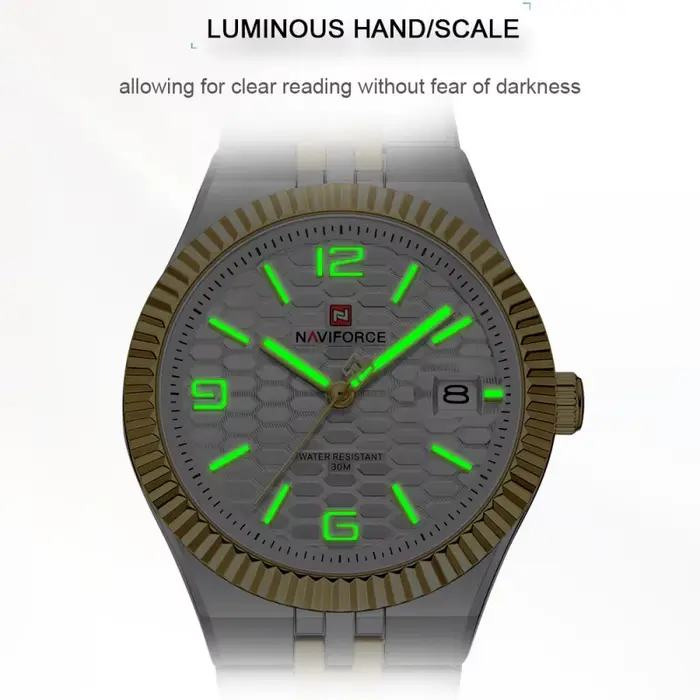 NAVIFORCE Nouvelle Montre Femme de Haute Qualité Étanche à Quartz pour Dames