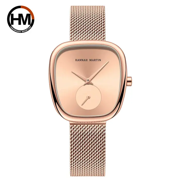 2025 nouvelles femmes montre-bracelet à Quartz 34mm baril de vin or Rose noir chronomètre à la mode Style minimaliste