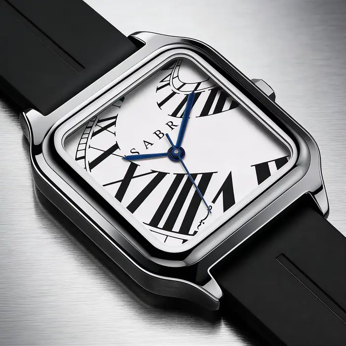 Montre numérique romaine créative Sabr