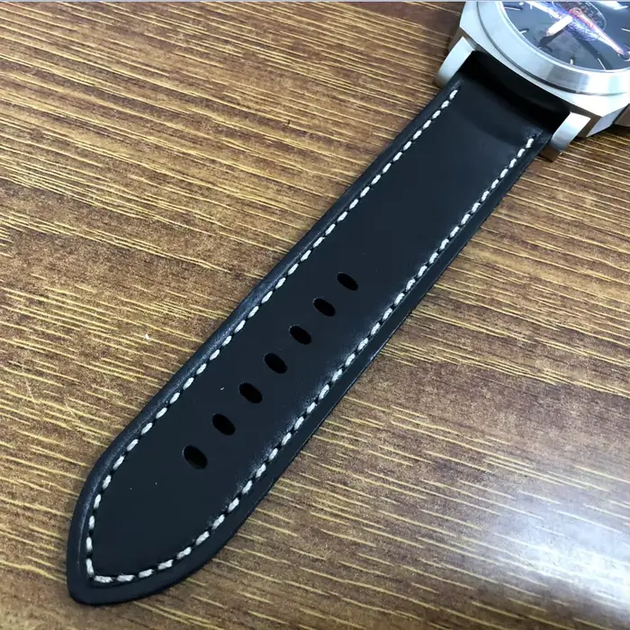 Montre mécanique homme édition limitée boîtier acier inoxydable bracelet cuir lumineuse cadran noir occassions spéciales