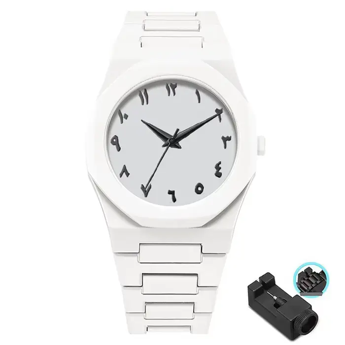 Mode 2025 simple hommes montre à quartz Casual Business PC bracelet