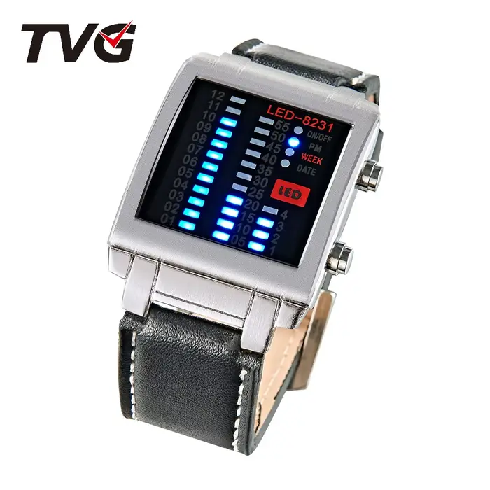 Montre numérique pour homme