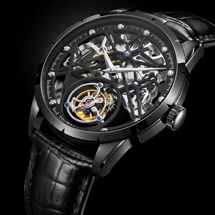 AESOP hommes volant Tourbillon mouvement mécanique automatique montres de luxe