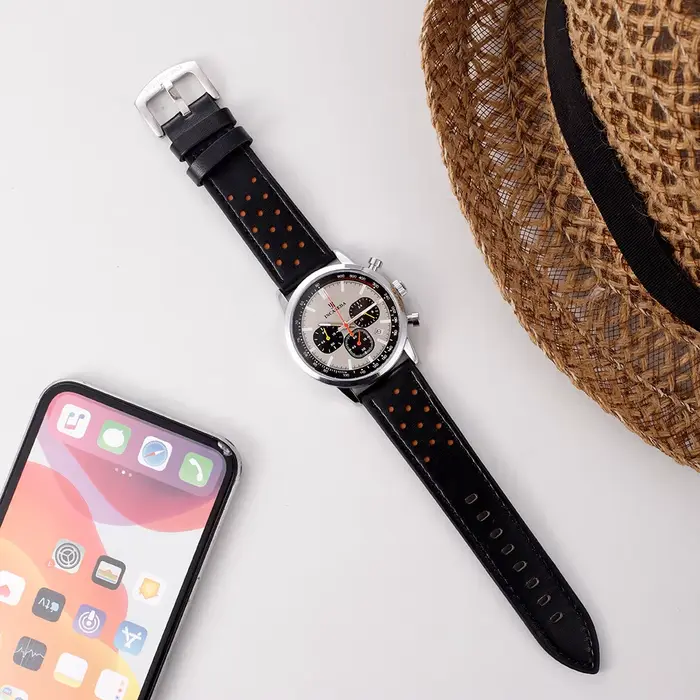 Montre homme STARPERISH à quartz multifonctionnelle avec design créatif et bracelet en cuir pour homme style mode et décontracté pour diverses occasions
