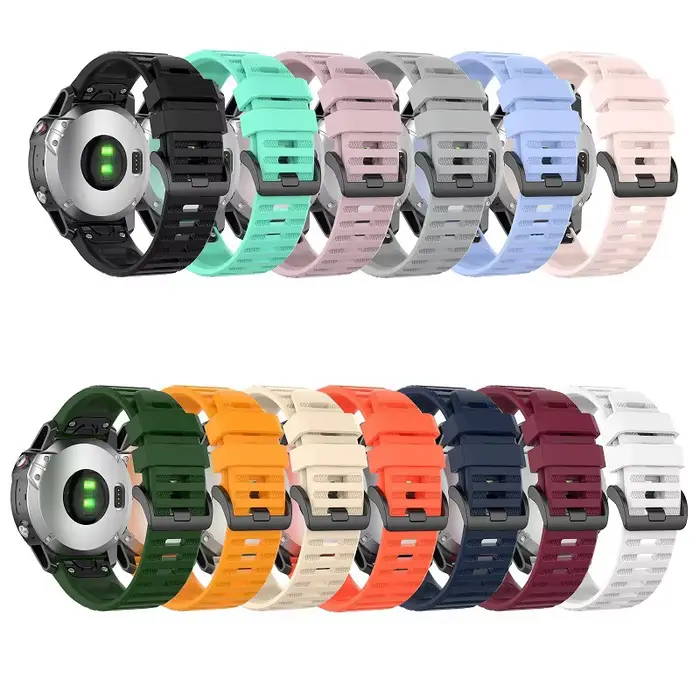 Bracelet QuickFit 22mm 26mm pour Garmin Epix Gen 2 Bracelet en Silicone pour Garmin Fenix 7 7X 5Plus 6XPro Enduro 2 Bracelet de montre