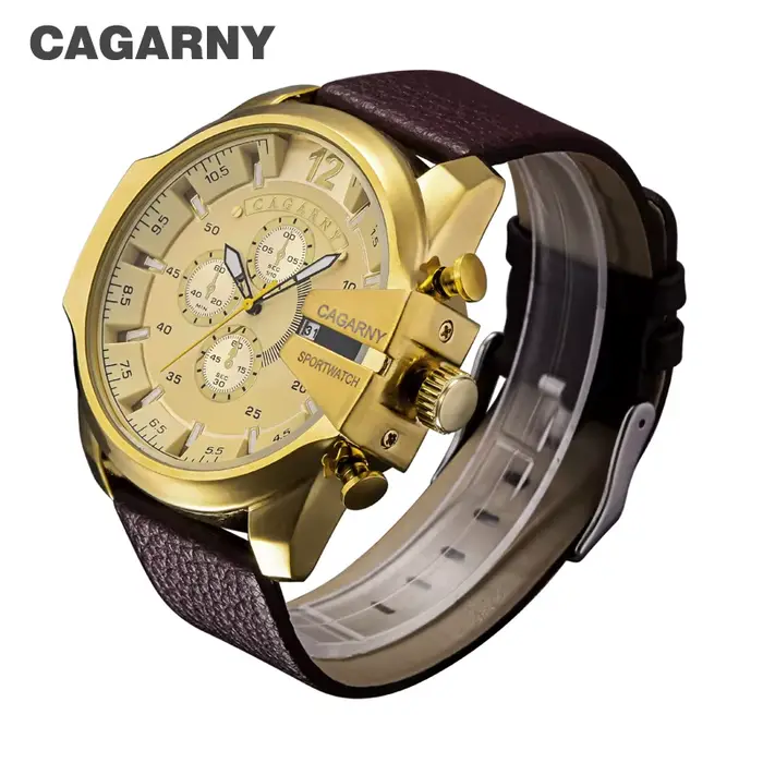 Cagarny – montre à Quartz militaire pour hommes